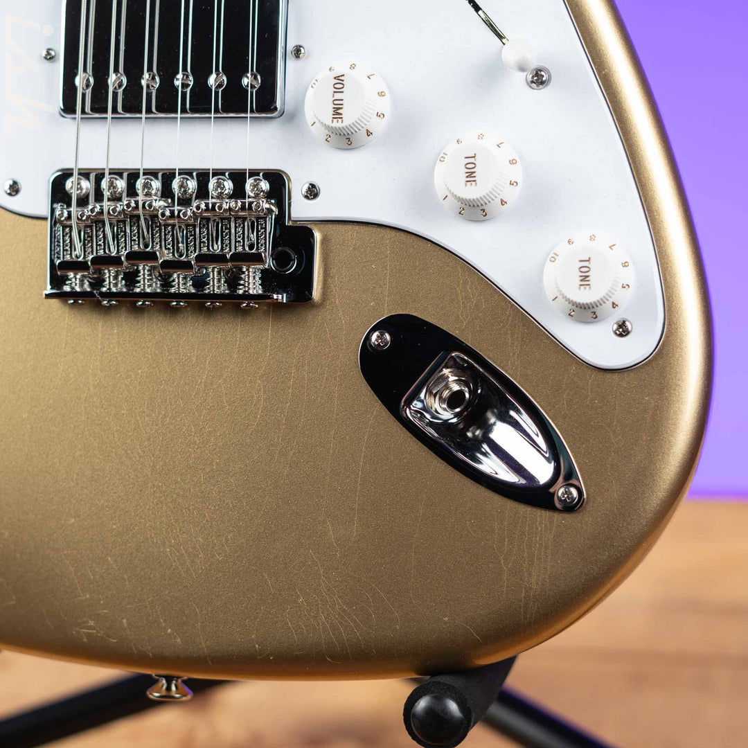 LSL Saticoy HSS 22 Fret Classic S Gold Aged Roasted Maple Neck
