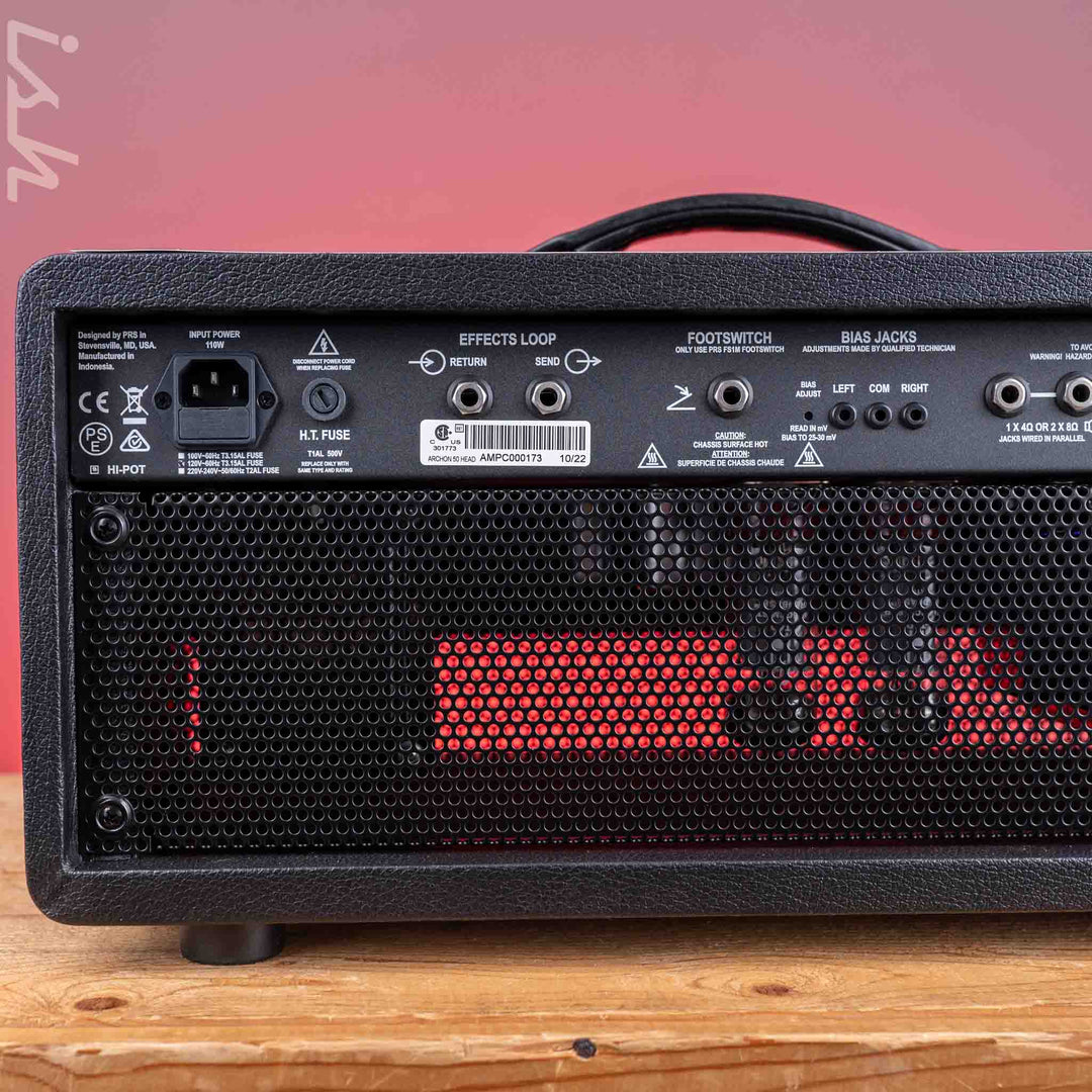 PRS Archon 50 50W Tube Amp Head Stealth Black Demo