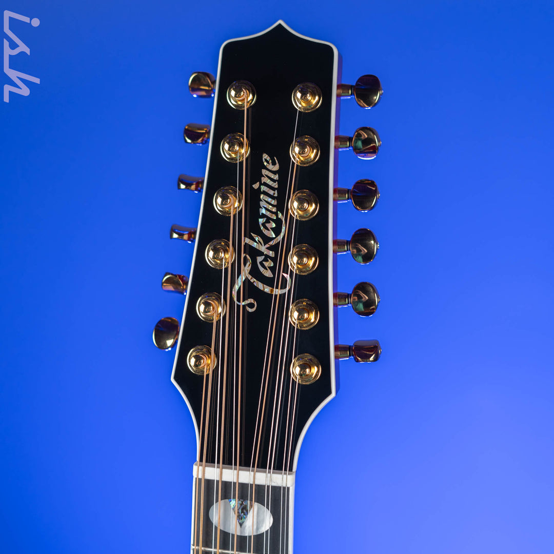Takamine Thinline TSP158C-12 12-String Acoustic-Electric Guitar See-Through Red Demo