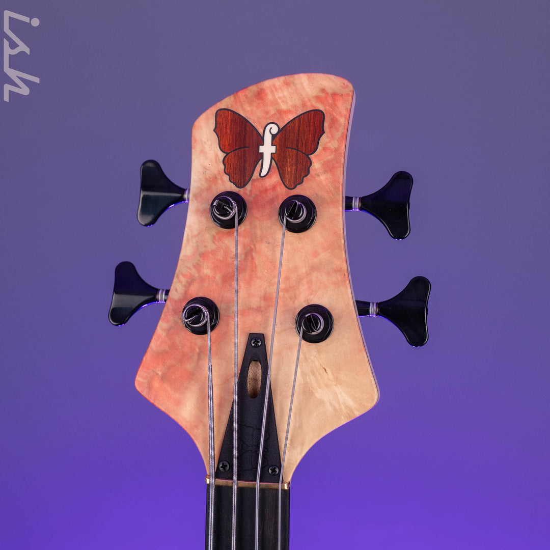 Fodera 40th Anniversary Emperor Deluxe 4-String Bass Natural Japanese Maple