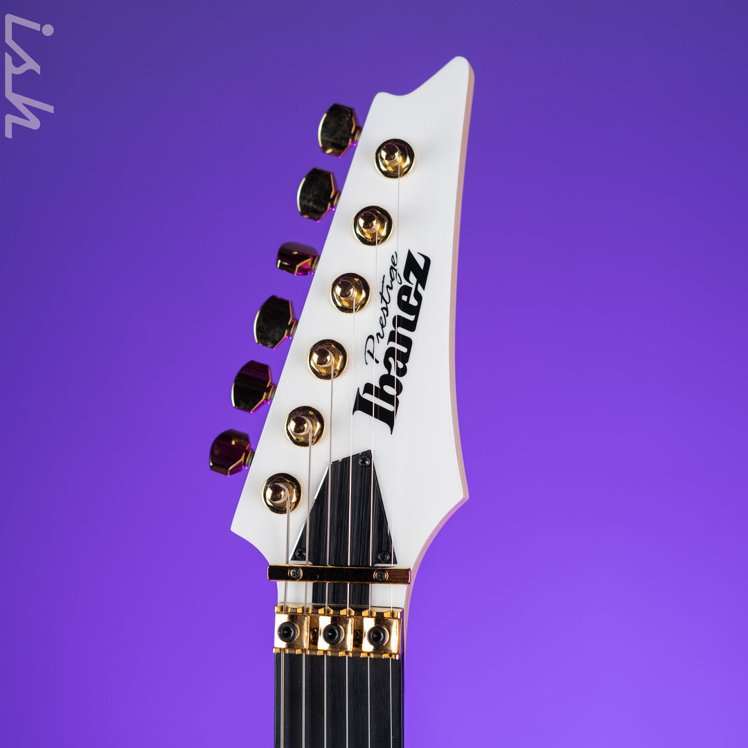 Ibanez Prestige RGA622XH Electric Guitar White Gloss Demo