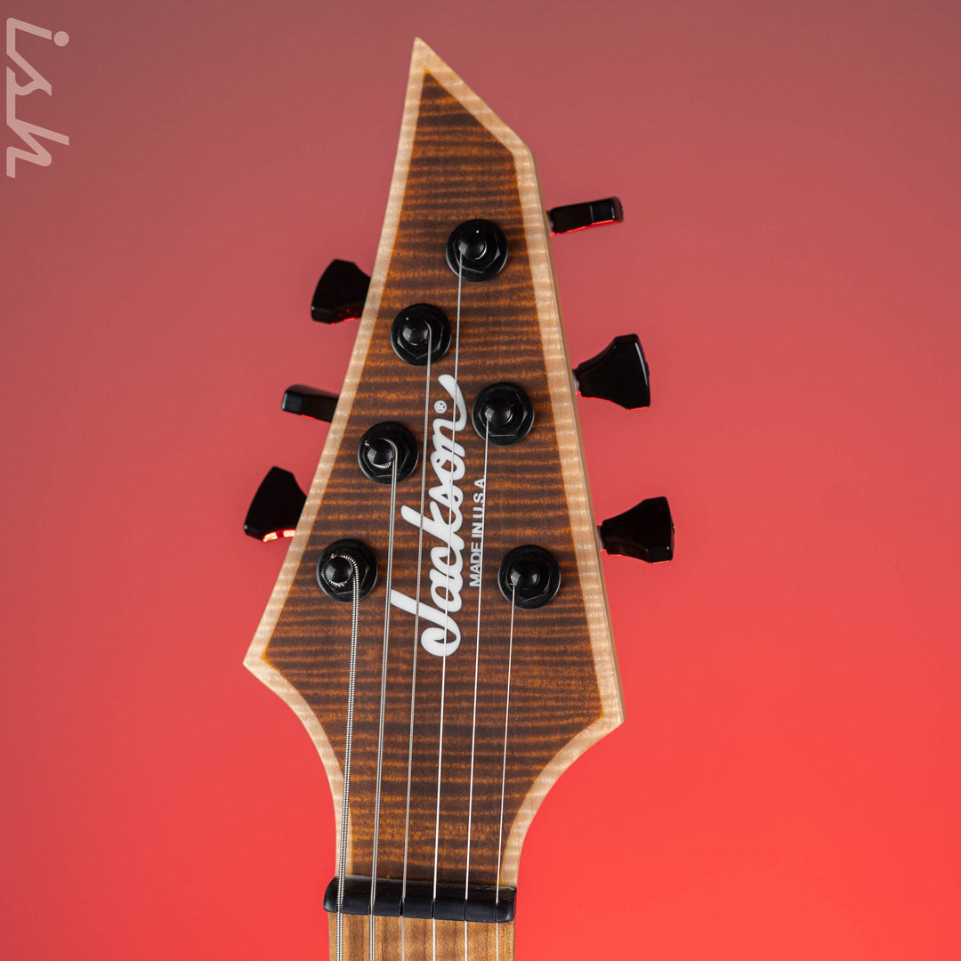 Jackson Custom Shop Misha Mansoor Signature Juggernaut HT FM 6 Amber Tiger Eye