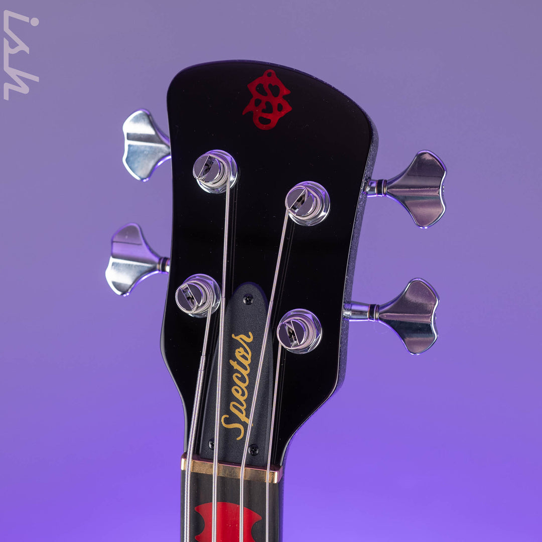 Spector Euro4LX Rachel Bolan Signature Black Metallic Flake