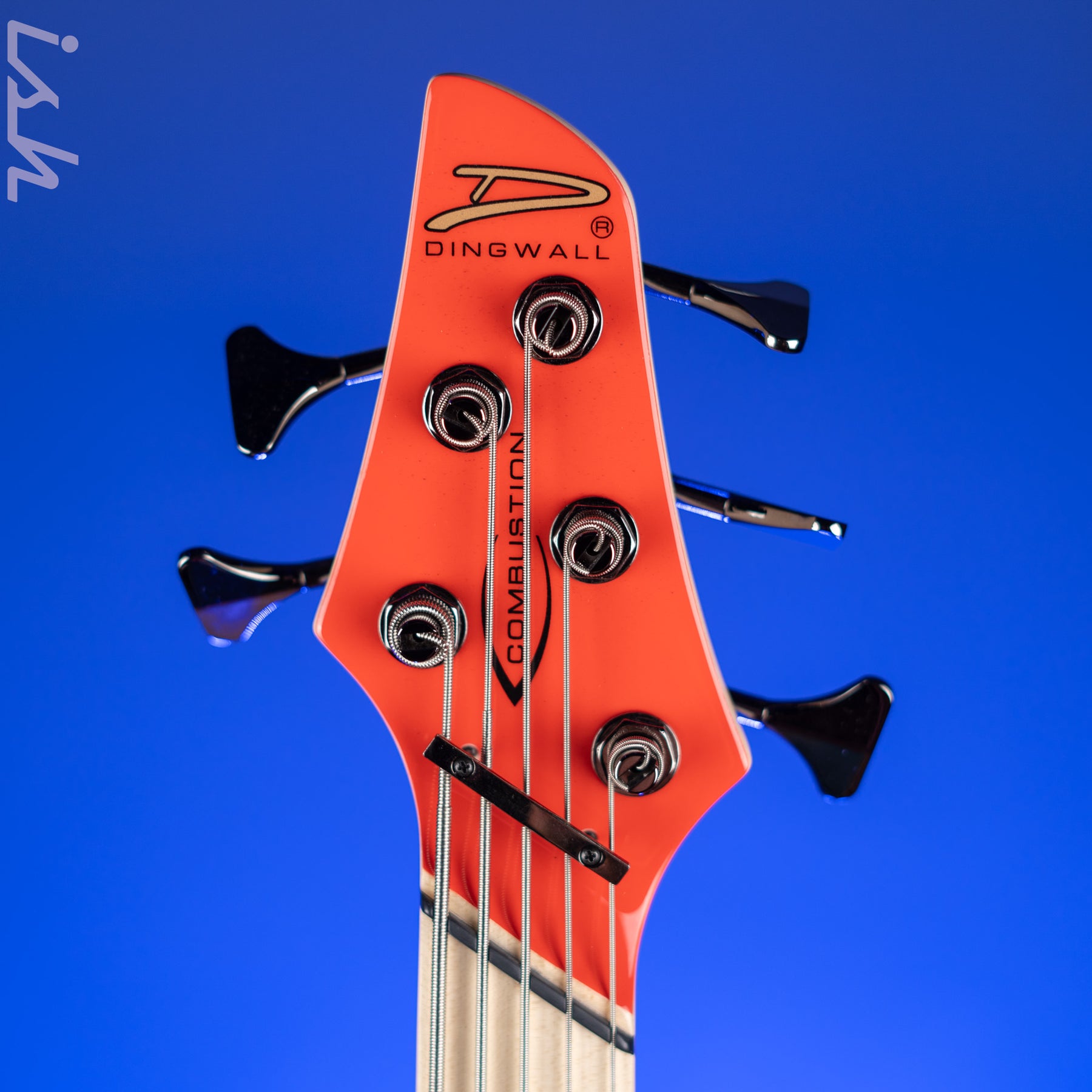 Dingwall NG-3 5-String Bass Fiesta Red – Ish Guitars