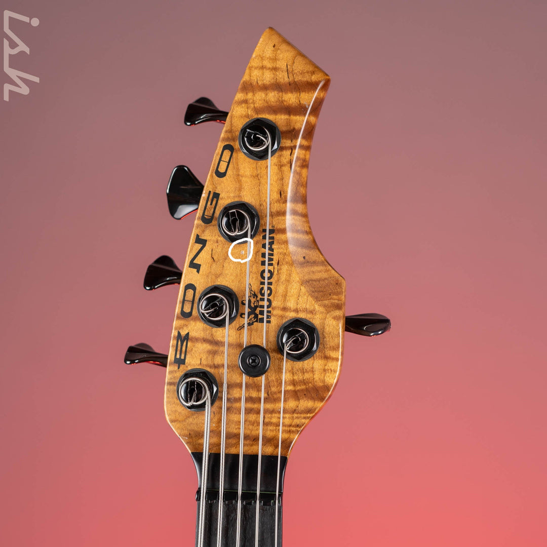 2018 Ernie Ball Music Man Bongo 5 String Limited Edition Barolo Purple