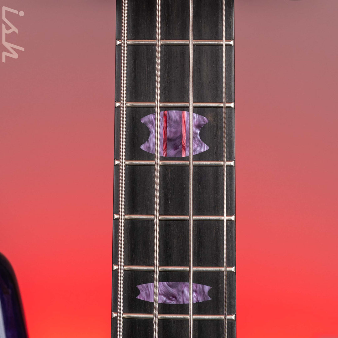 Spector USA NS-2 4-String Bass Black Cherry Purple Reverse Burst