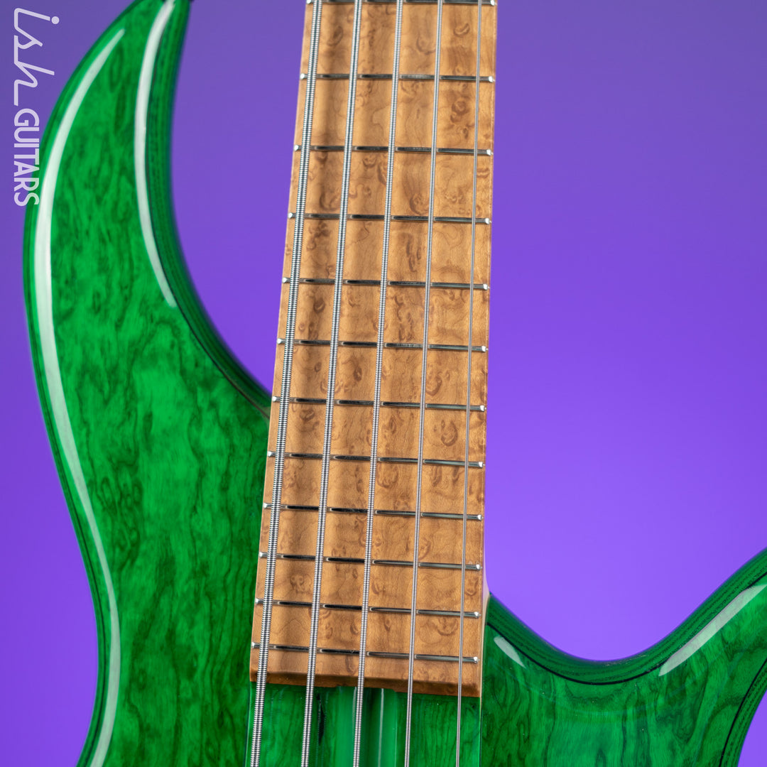 F Bass Deluxe BN5 5-String Bass Transparent Green
