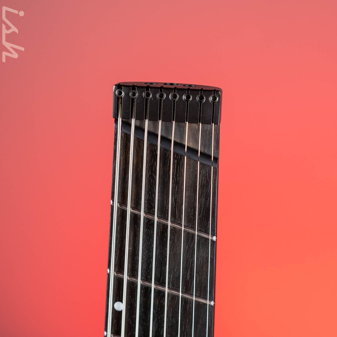 Kiesel Vader 8-String Multiscale Guitar Black Satin