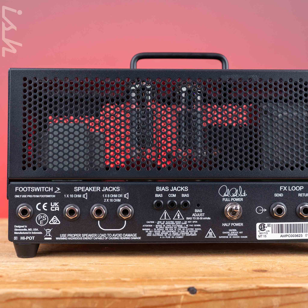 PRS MT 15 Mark Tremonti Amplifier Head Stealth Black Open Box