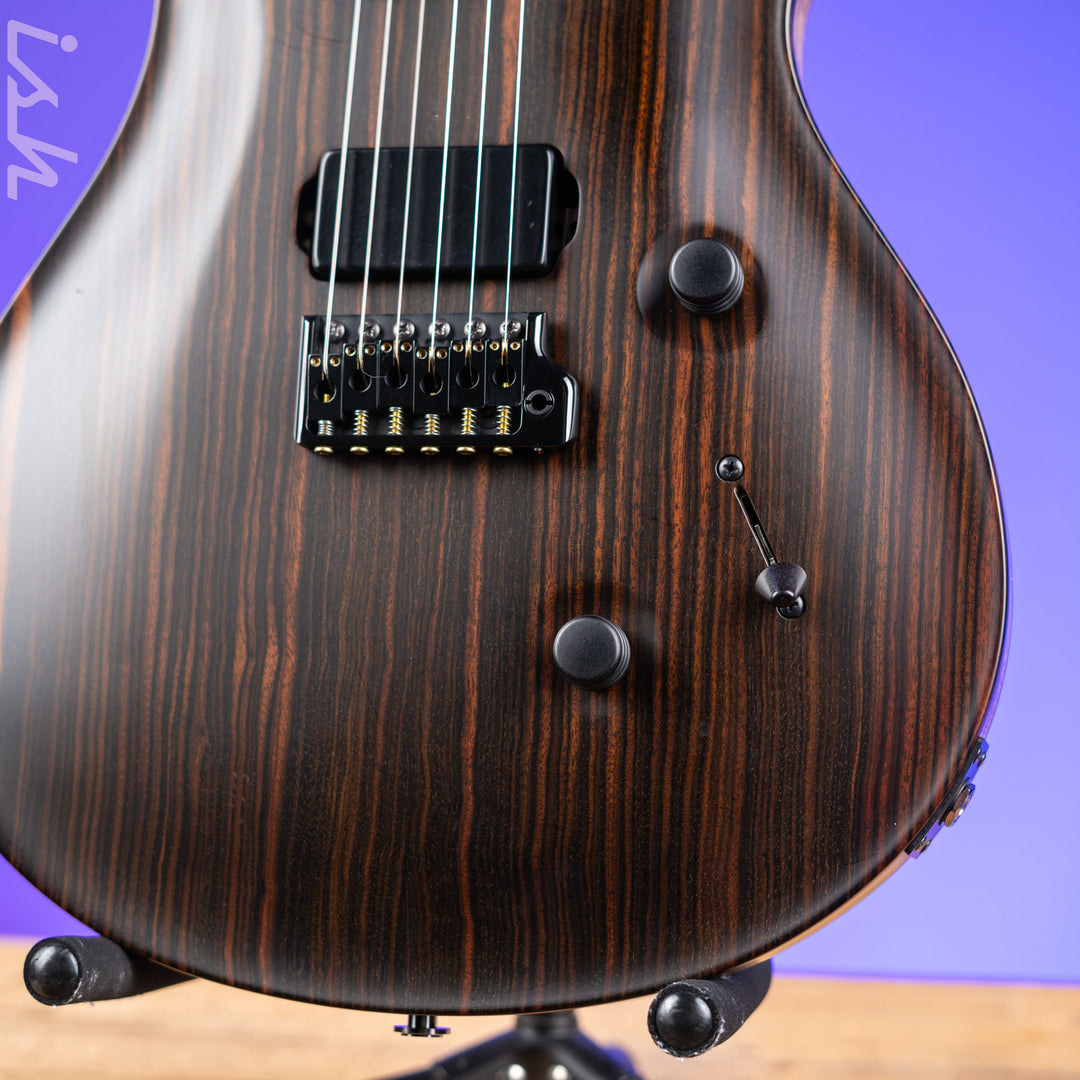 2021 PRS Private Stock Custom 24 Semi-Hollow Macassar Ebony Satin Nitro