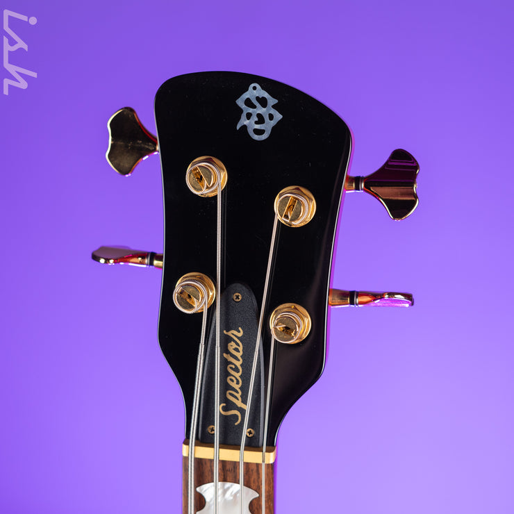 2015 Spector Euro4LX 4-String Bass Amber Hazlab Preamp