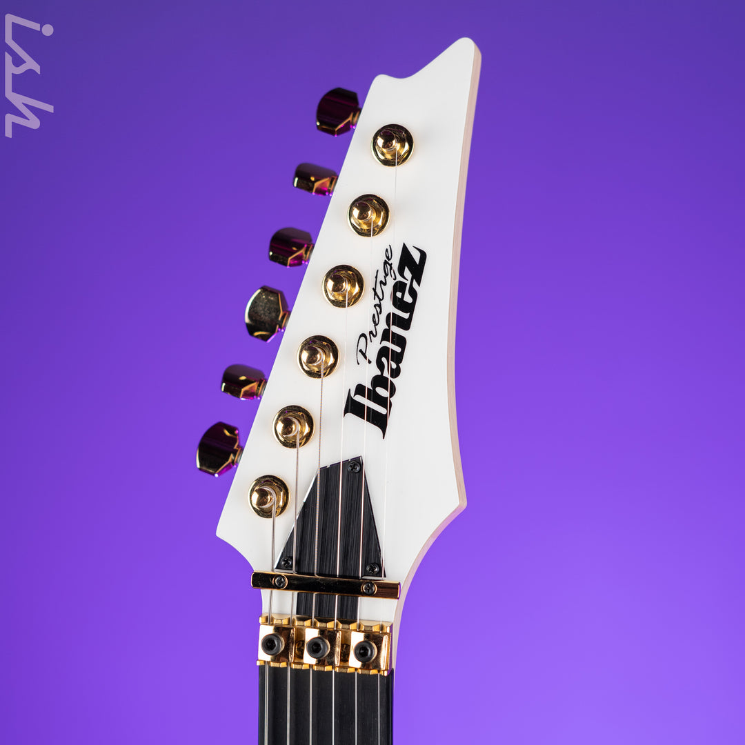 Ibanez Prestige RGA622XH Electric Guitar White Gloss Demo
