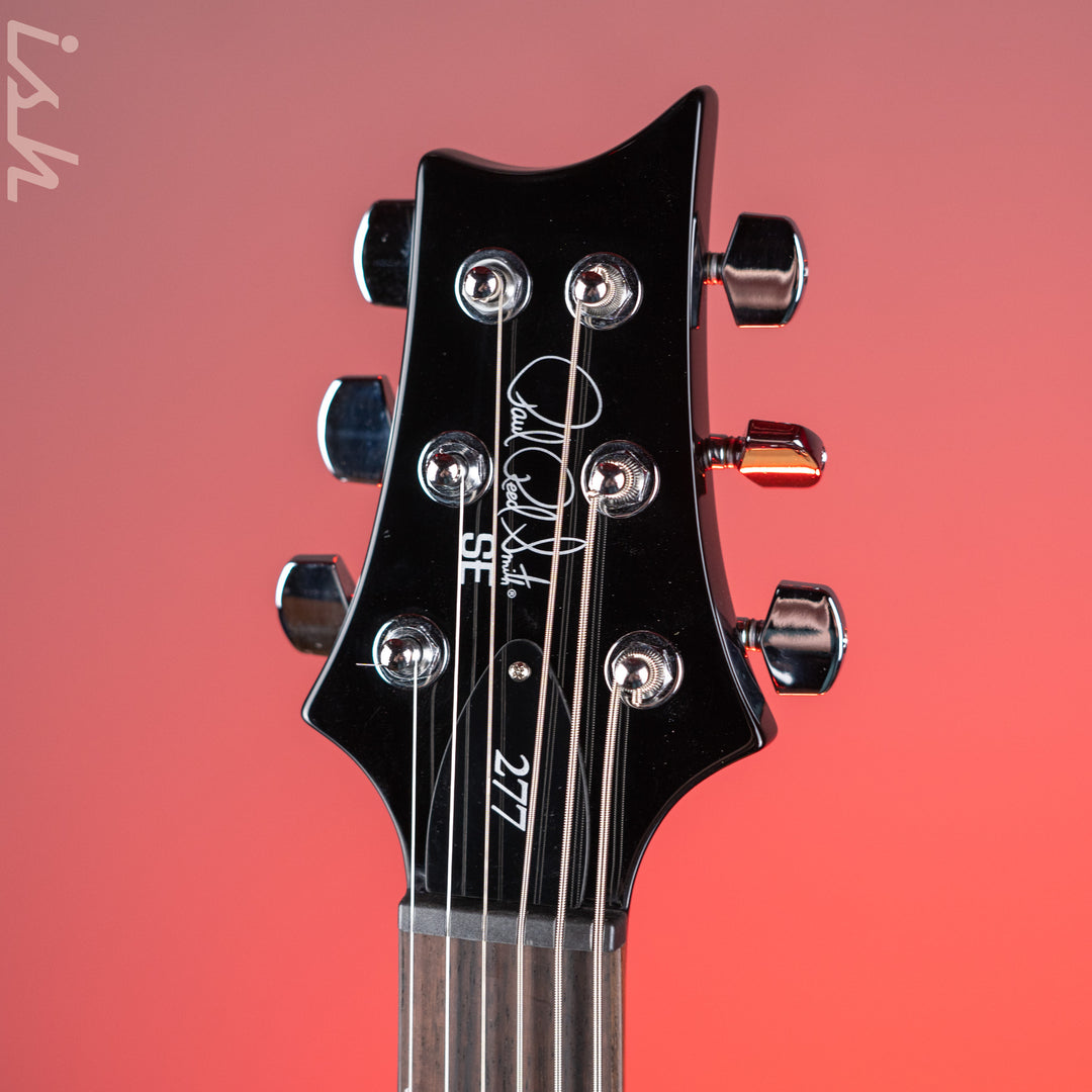 PRS SE 277 Baritone Left Handed Electric Guitar Charcoal Burst