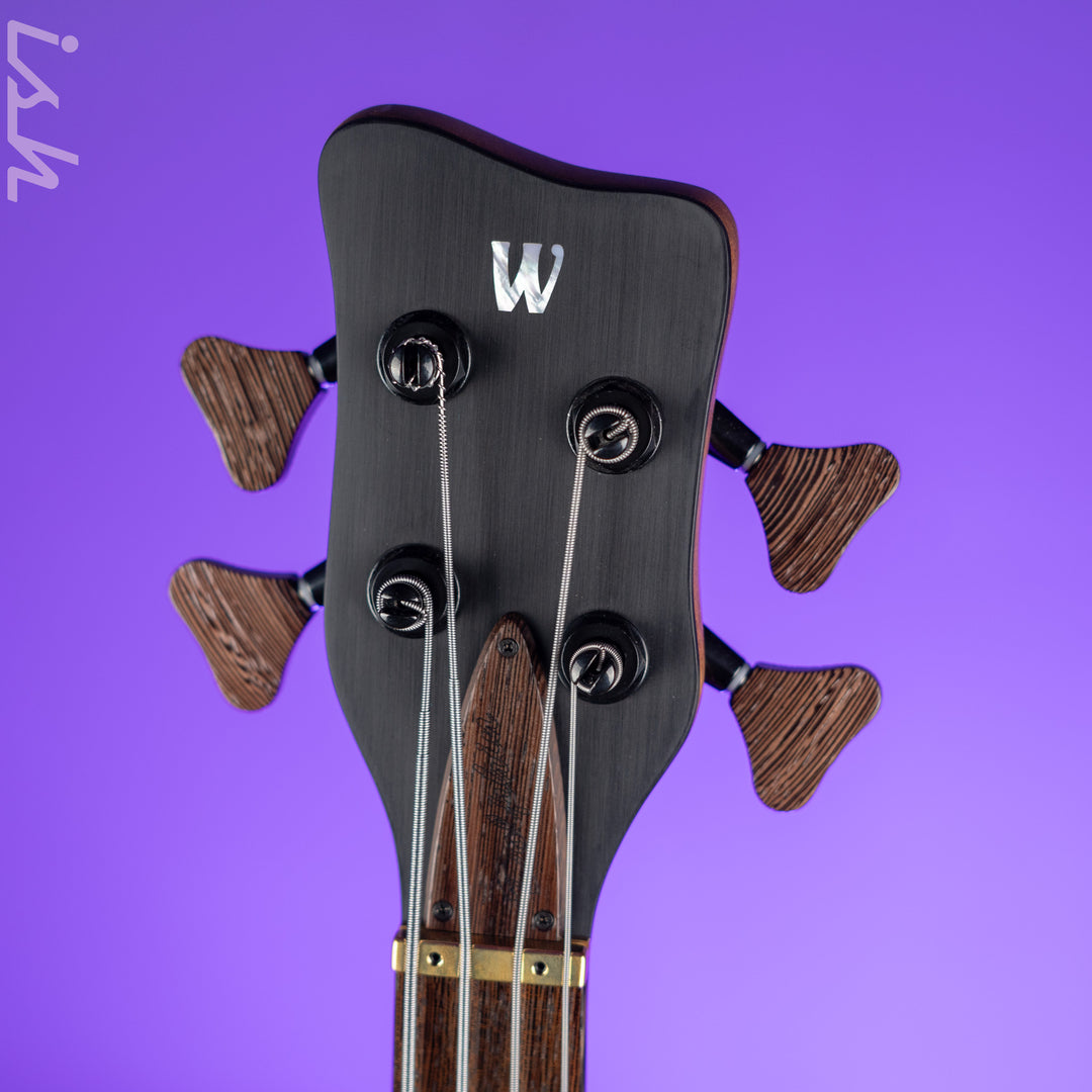 Ish x Warwick Dolphin SN TCS Custom Shop Endangered Species 4-String Bass Wenge Fretboard Demo