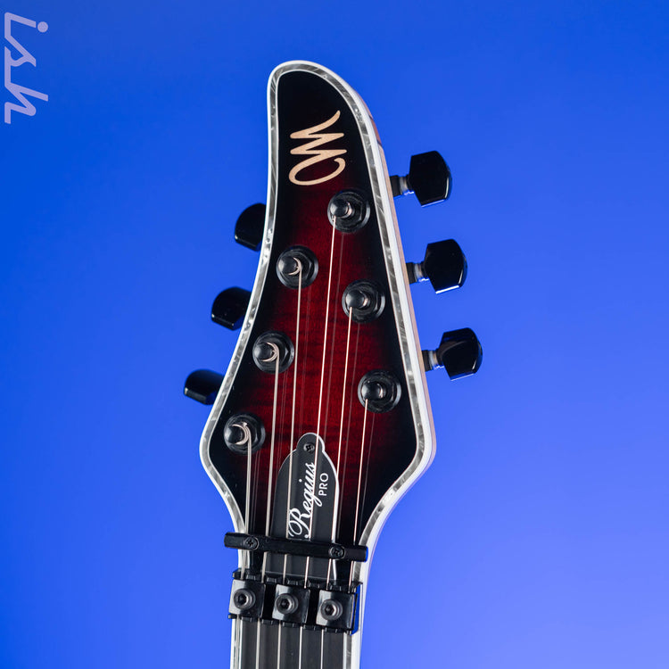 Mayones Regius PRO 6 Transparent Dirty-Red Burst Gloss – Ish Guitars
