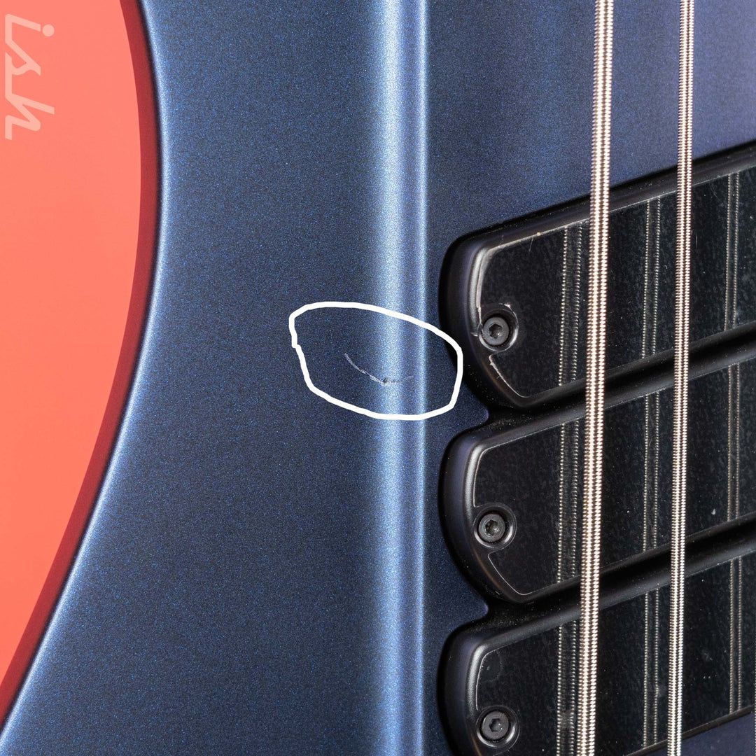 Dingwall D-Roc Standard 5-String Bass Matte Blue to Purple Colorshift B-STOCK