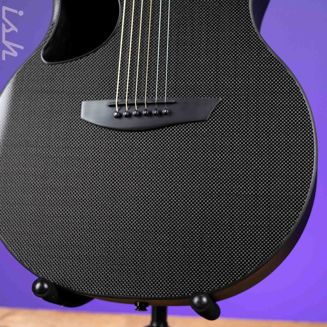 McPherson Sable Standard Carbon Acoustic-Electric Guitar Black Hardware