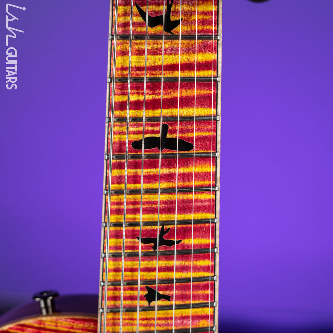 PRS Private Stock Singlecut 7-String Multi-Scale Raspberry Lemon Stripe