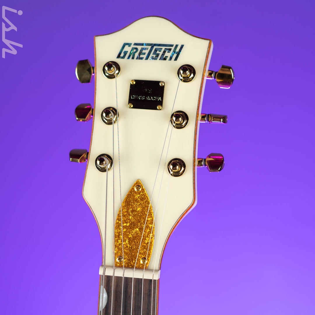 Gretsch Electromatic Chris Rocha Broadkaster Jr. Center Block Vintage White