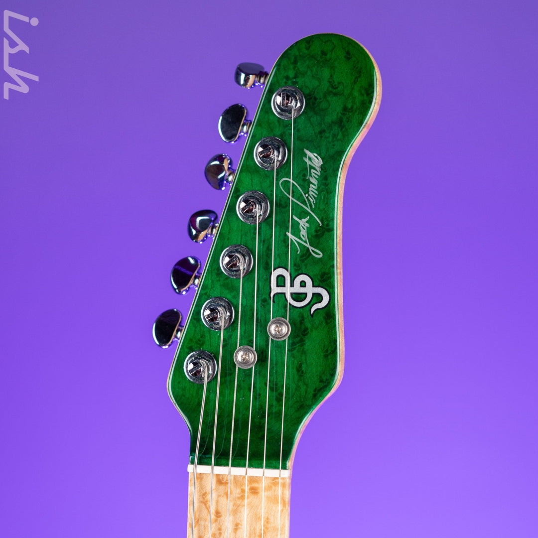 JP Guitars Luna Emerald Green Quilt