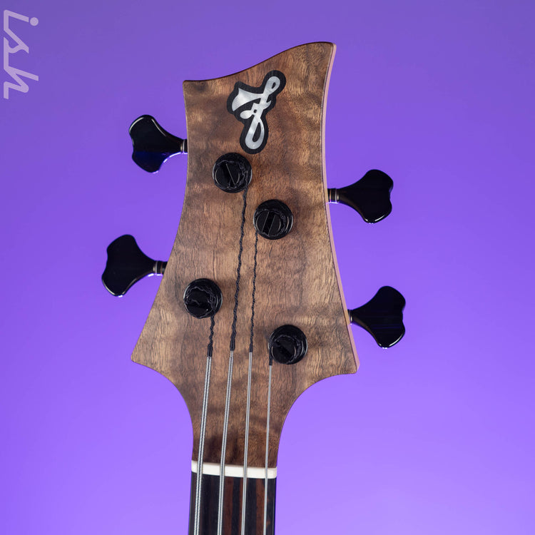 F Bass BN4 4-String Bass Claro Walnut Natural – Ish Guitars