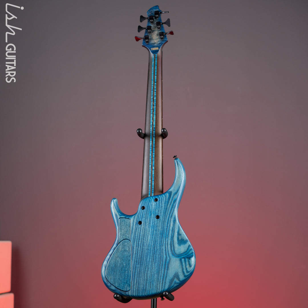 MTD 635-24 6-String Bass NAMM Blue Burst