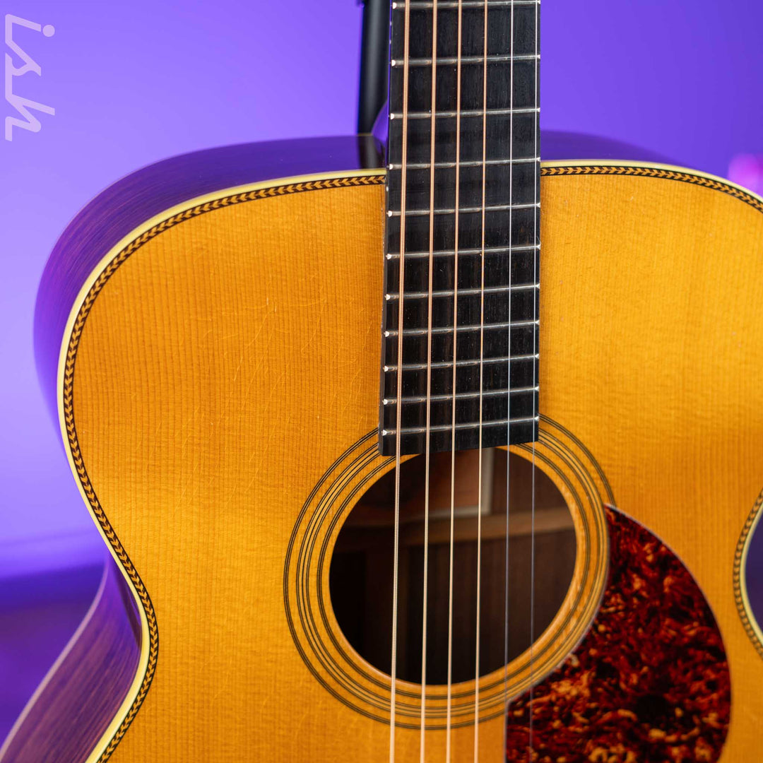 1986 Franklin Guitar Co. OM-28 Acoustic Guitar Natural