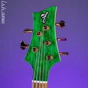 F Bass Deluxe BN5 5-String Bass Transparent Green