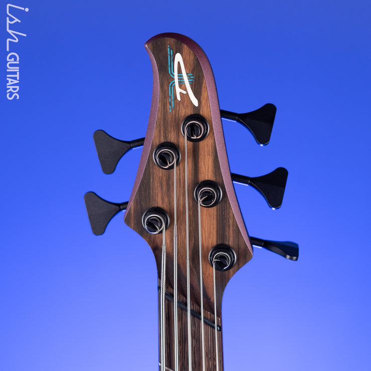 Dingwall D-Roc Custom 5-String Bass Guitar Burgundy Mist Metallic