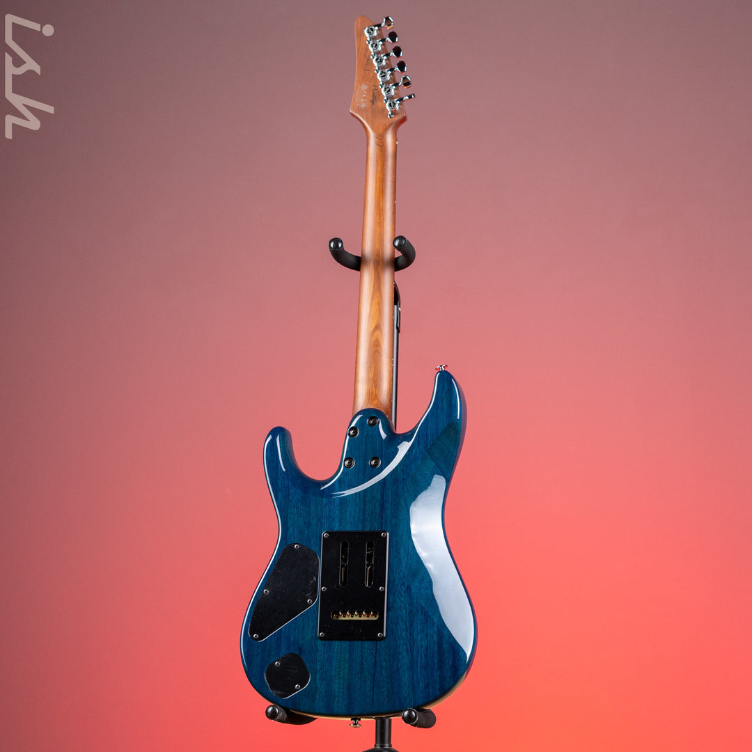 Ibanez Prestige MMN1 Martin Miller Signature Transparent Aqua Blue
