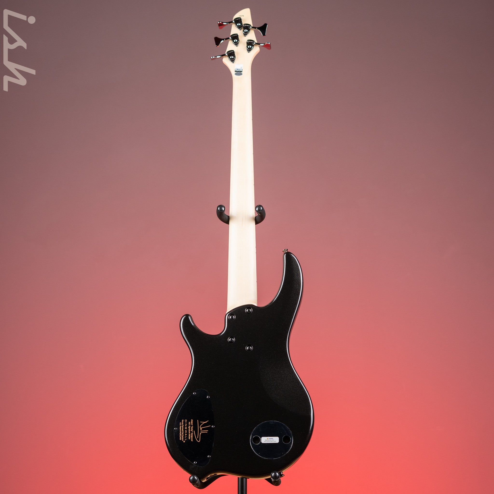 Dingwall NG-3 5-String Bass Black Gloss – Ish Guitars