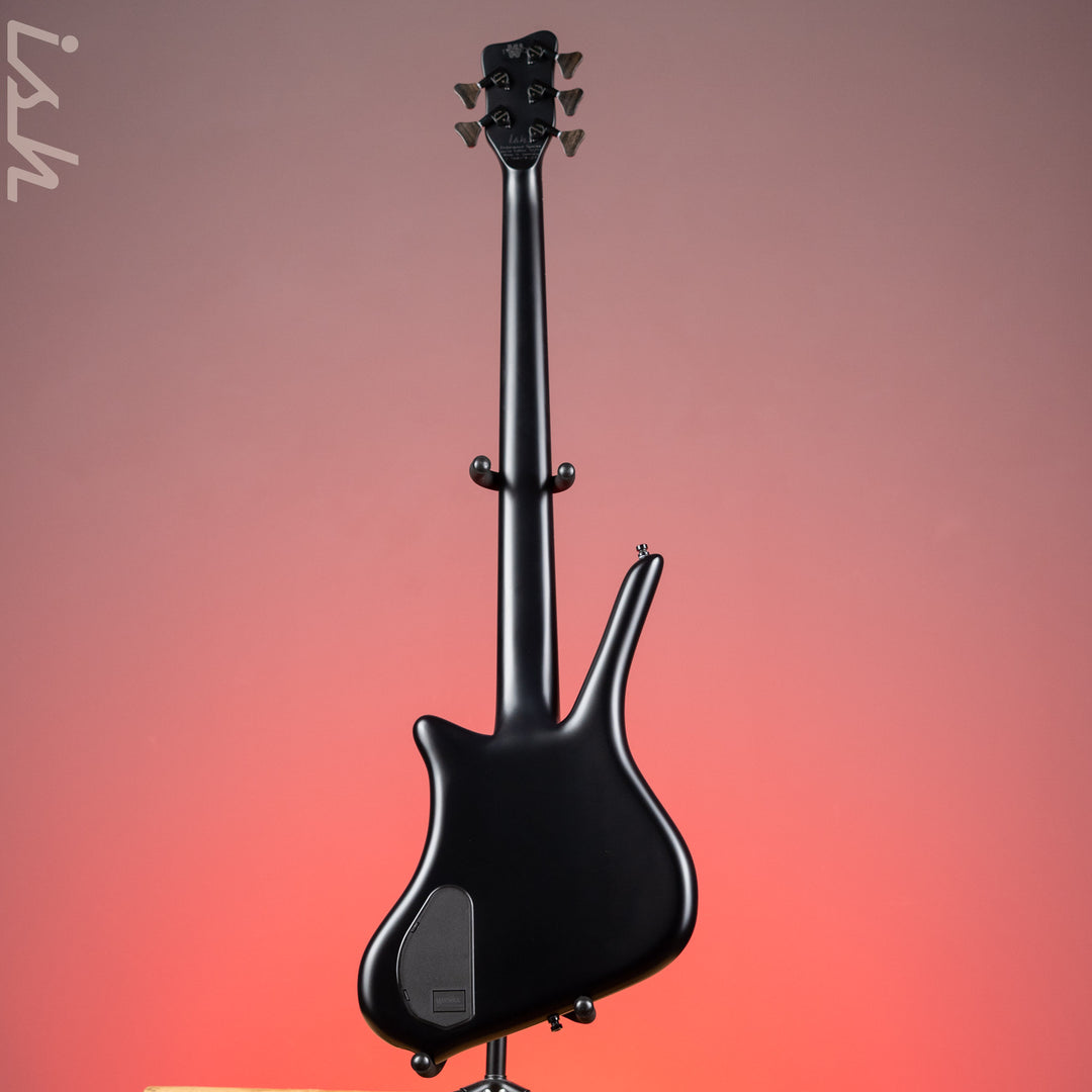 Ish x Warwick Dolphin SN TCS Custom Shop Endangered Species 5-String Bass Black Satin Ebony Fretboard Pre-Order