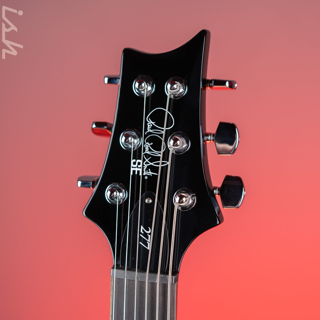 PRS SE 277 Baritone Left Handed Electric Guitar Charcoal Burst