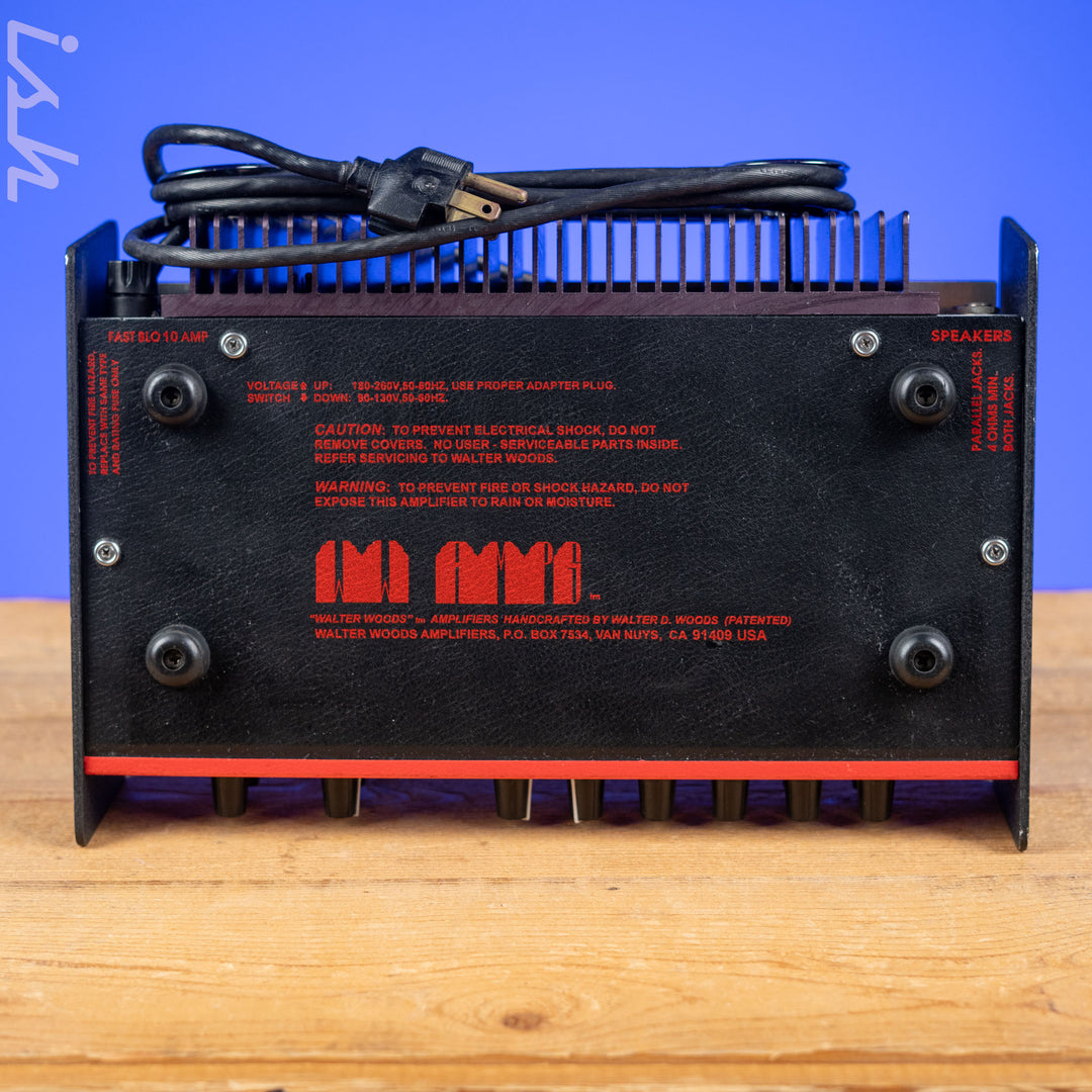 2000s Walter Woods Electracoustic Ultra Hi-Power 1200w Bass Amplifier (Blue Light)