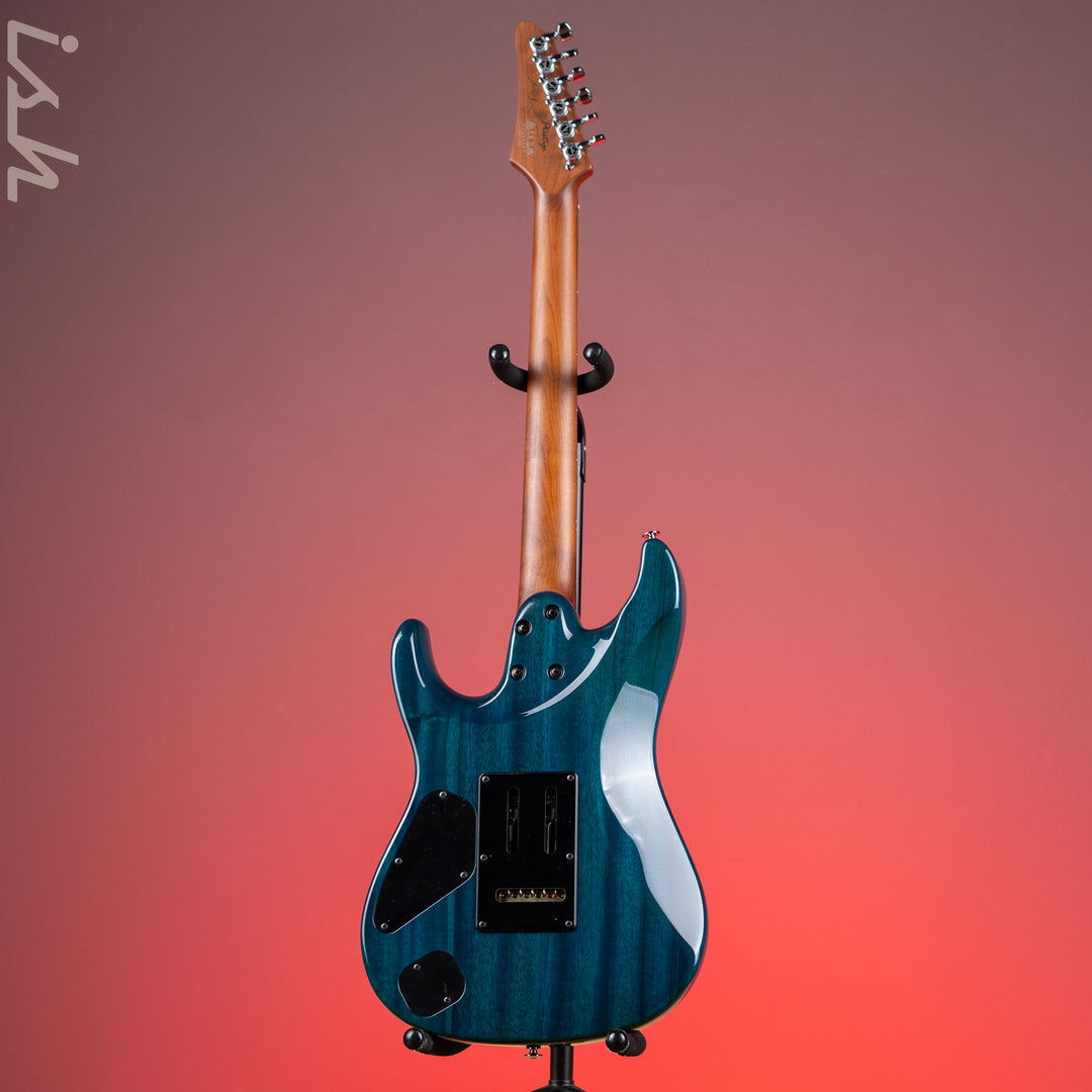 Ibanez Prestige MMN1 Martin Miller Signature Transparent Aqua Blue