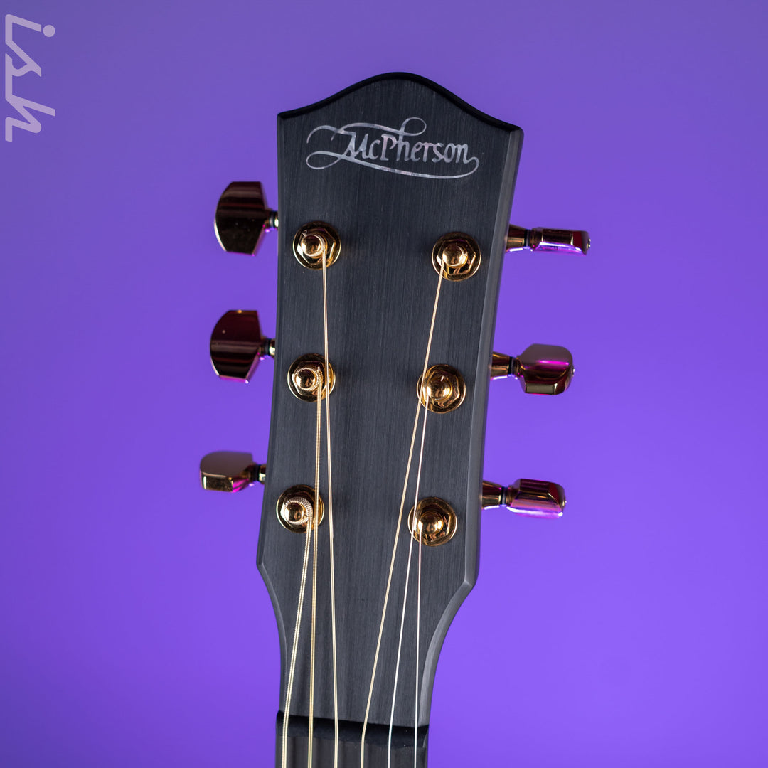 McPherson Sable Honeycomb Carbon Acoustic-Electric Guitar Gold Hardware