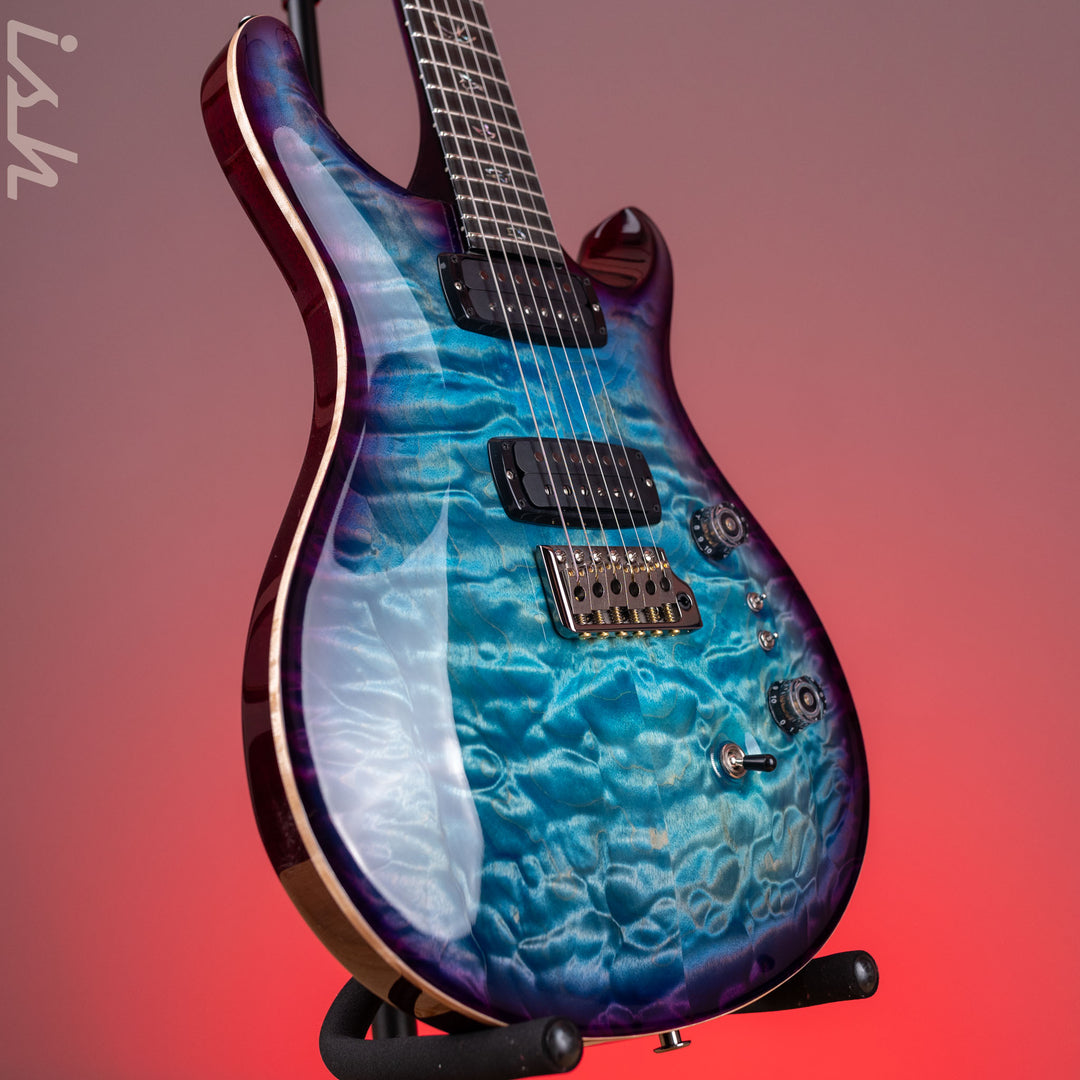 PRS Wood Library Custom 24-08 10-Top Aquableux Purple Burst