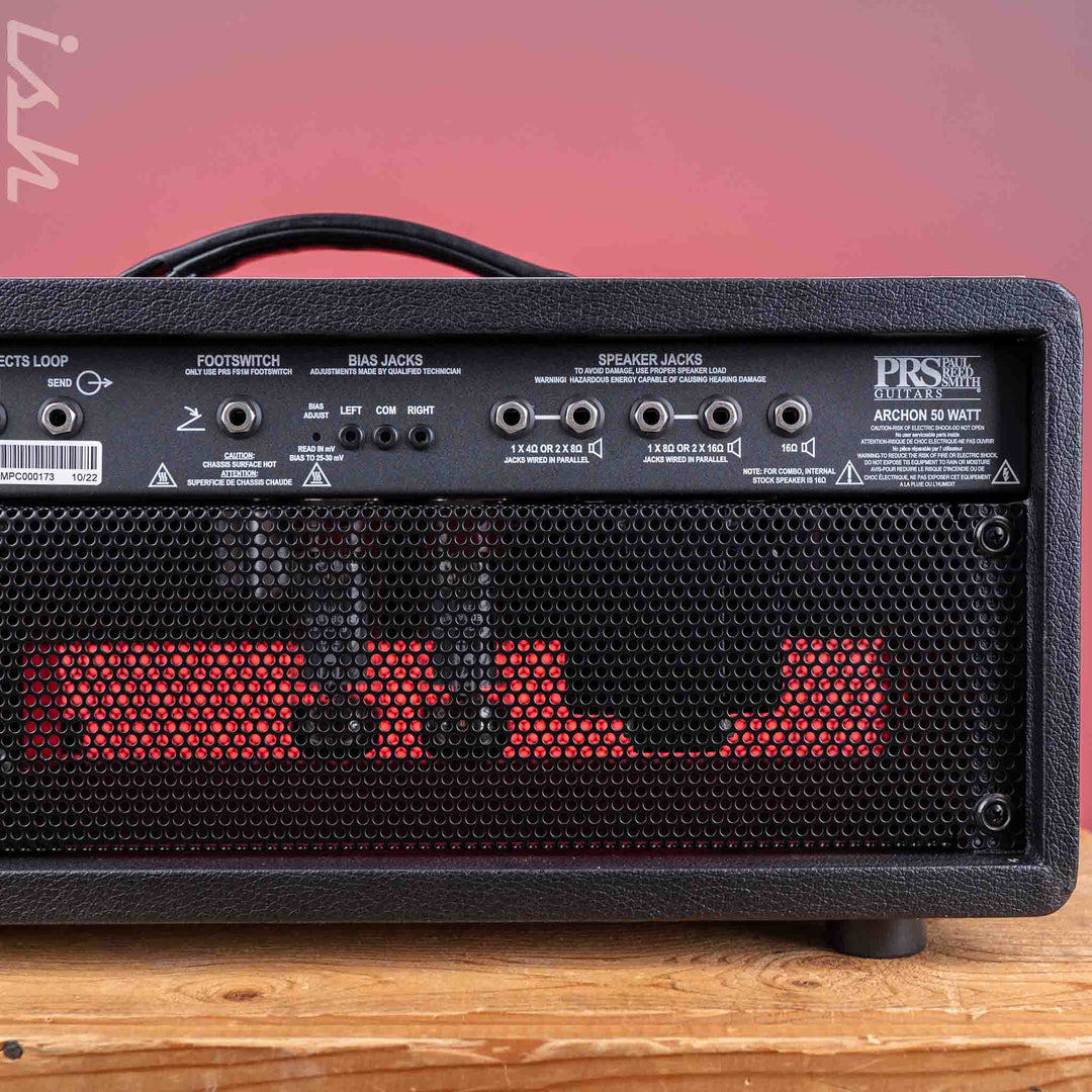 PRS Archon 50 50W Tube Amp Head Stealth Black Demo