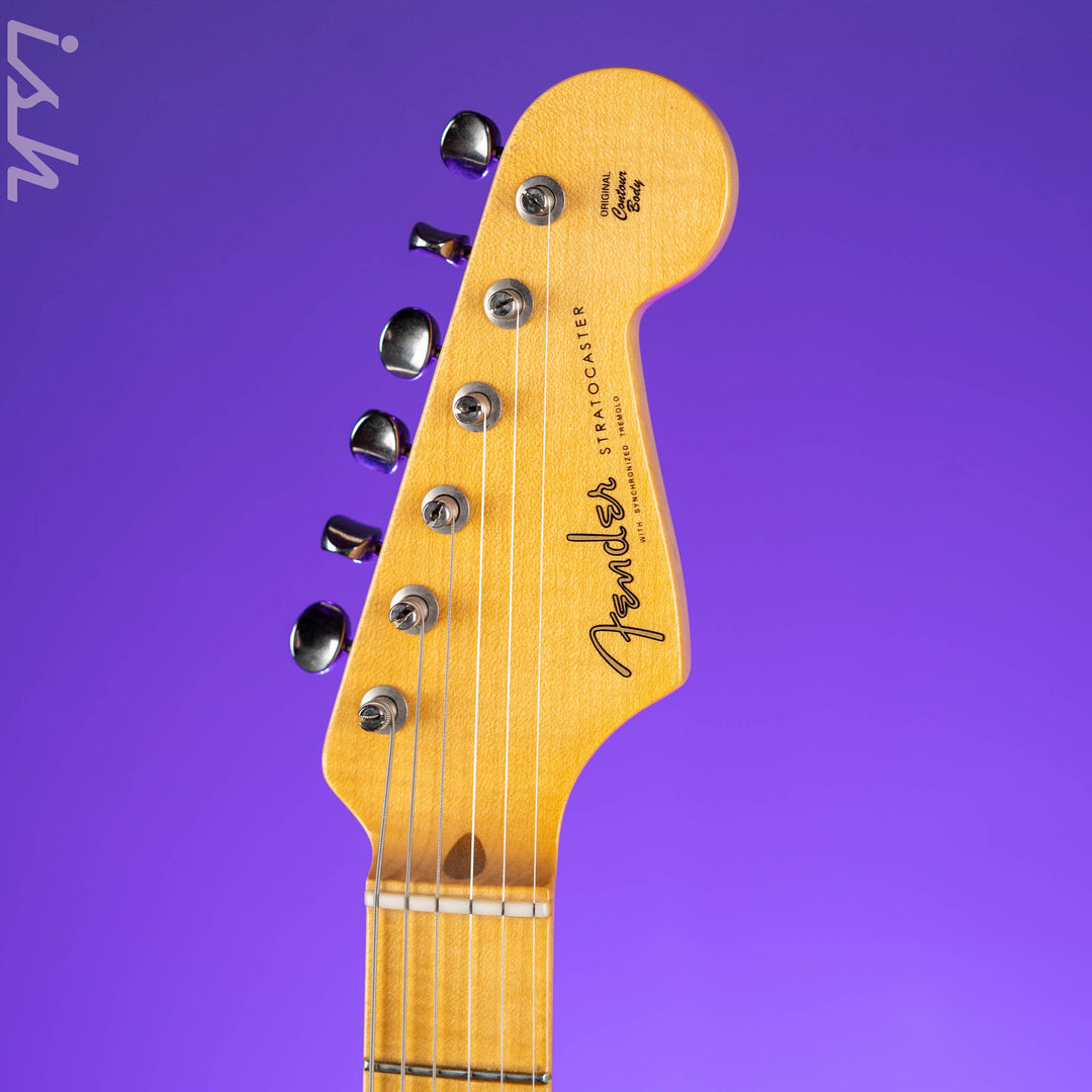 2018 Fender Eric Johnson Signature Thinline Strat Semi-Hollow Electric Guitar Vintage White