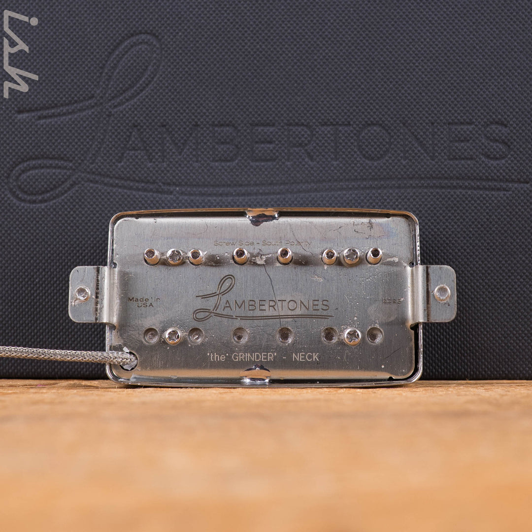 Lambertones "The Grinder" Humbucker 2 Wire Set Brushed Nickel