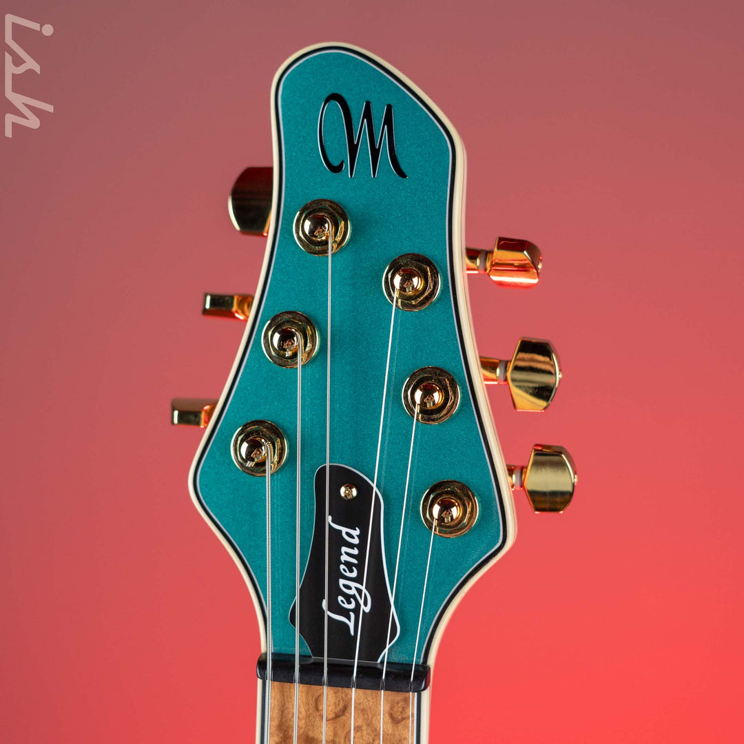 Mayones Legend V22 6 Metallic Sherwood Green NAMM 2024 – Ish Guitars