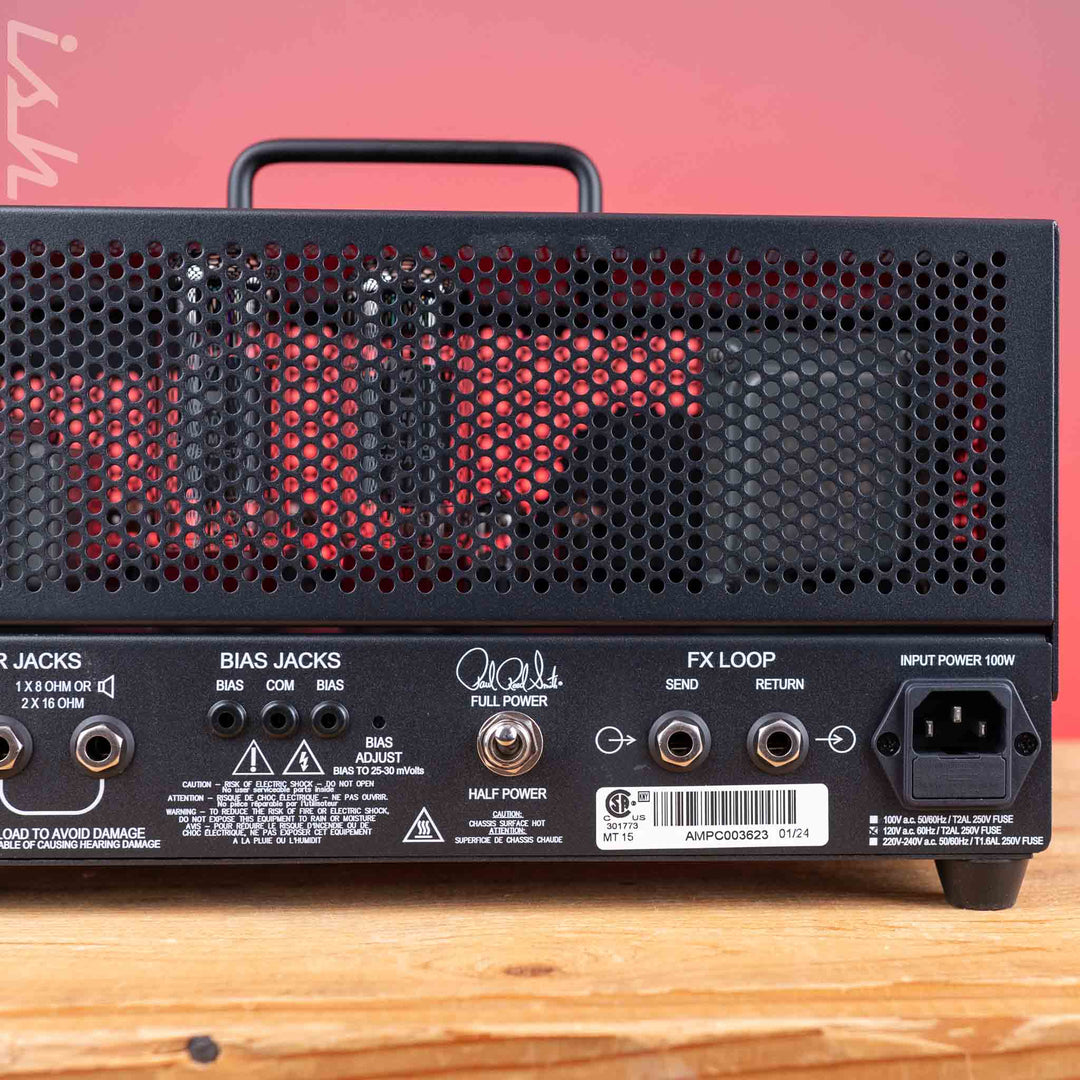 PRS MT 15 Mark Tremonti Amplifier Head Stealth Black Open Box