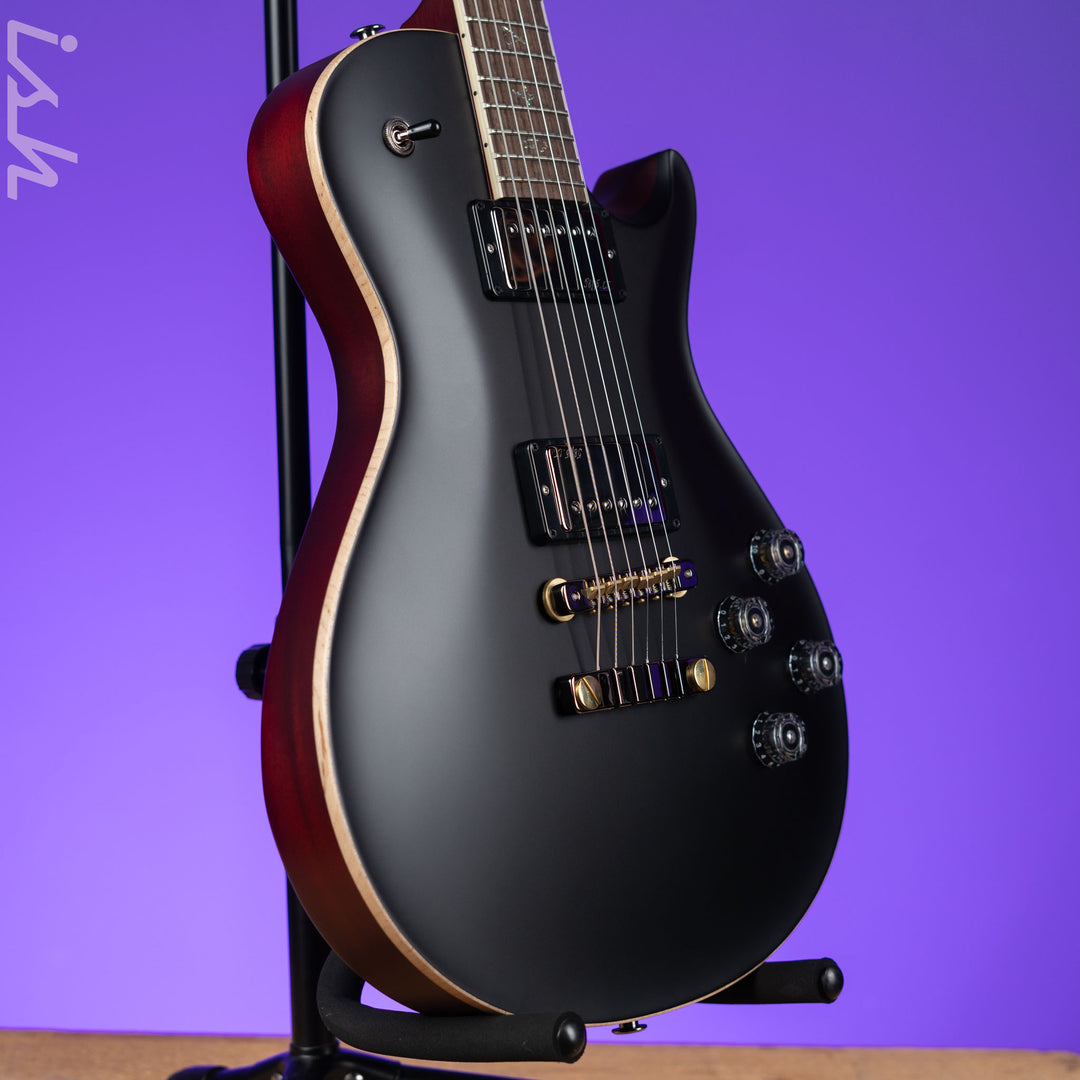 PRS McCarty 594 Singlecut Wood Library Brazilian Rosewood Fretboard Black Satin