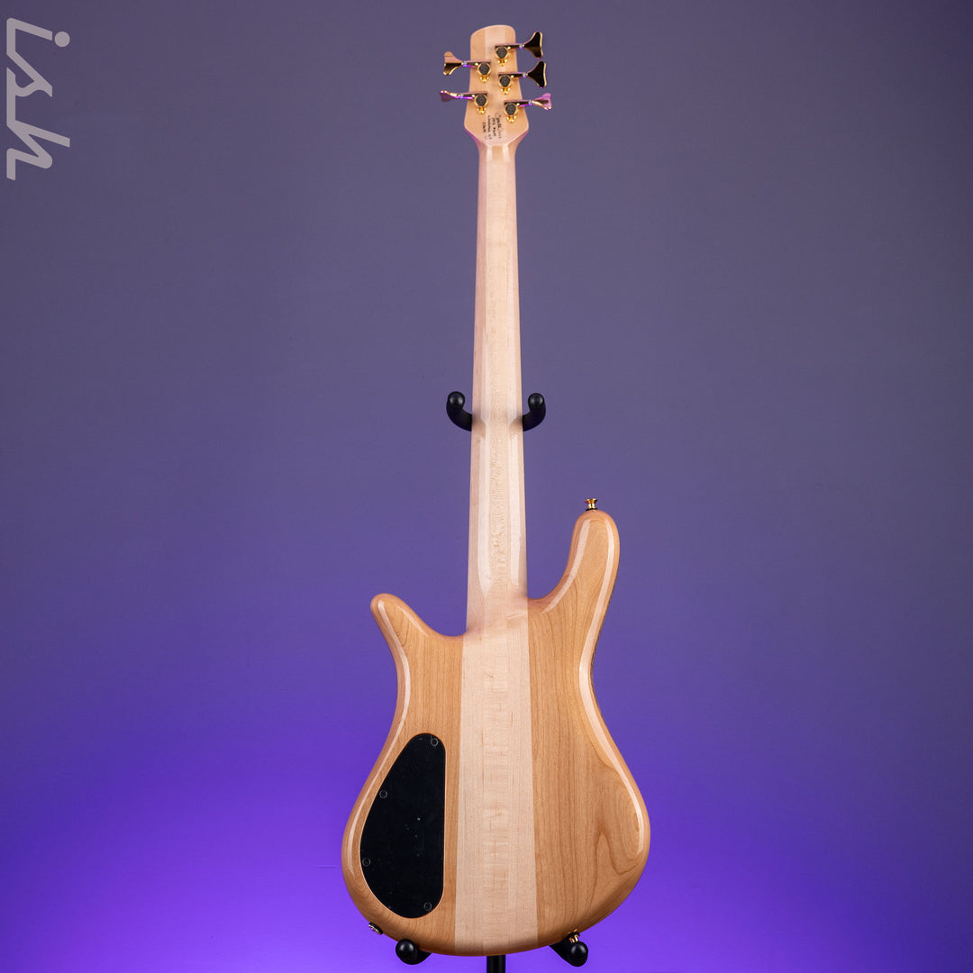 Spector USA NS-5XL 5-String Bass Natural Figured Walnut Demo