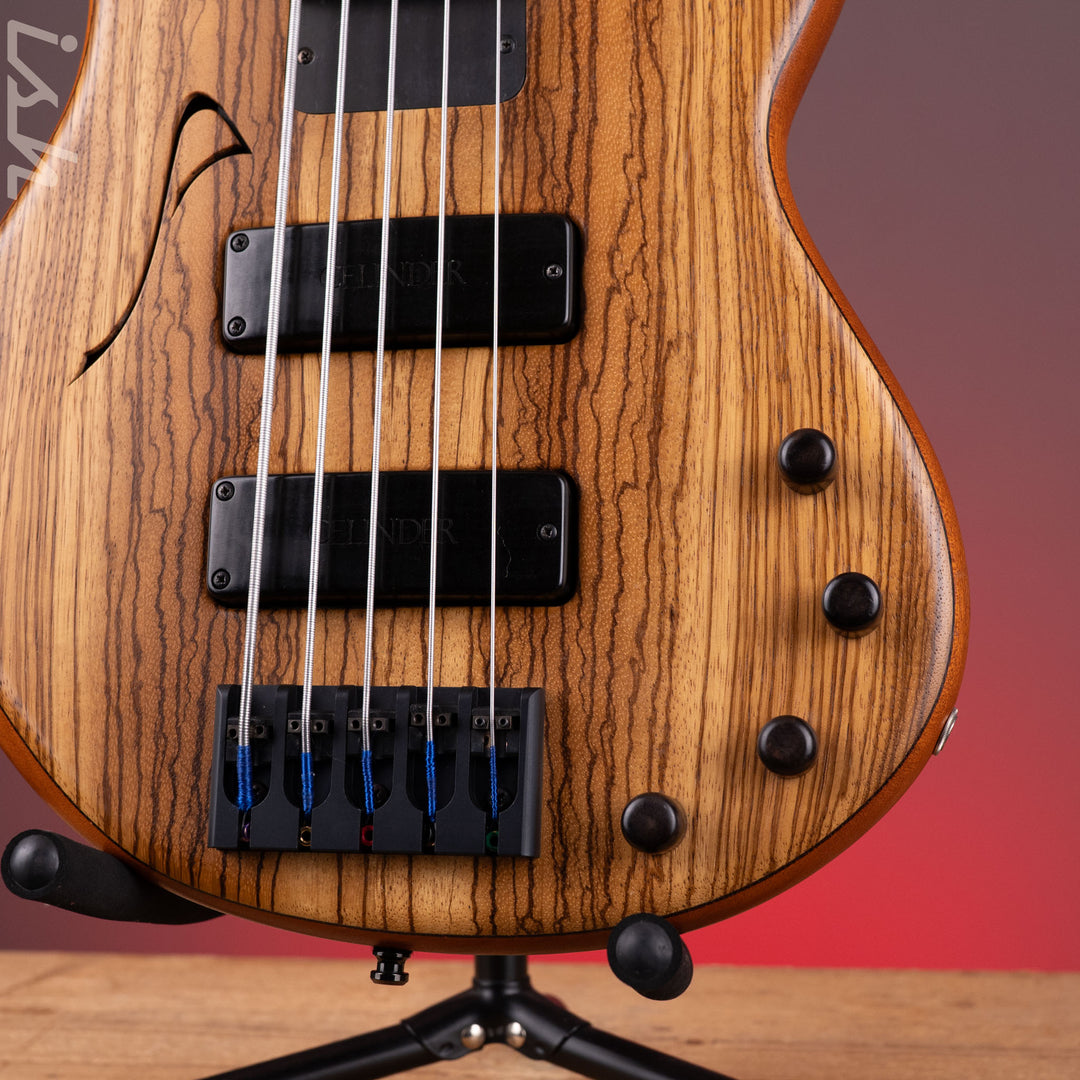 2001 Celinder Aura 5-String Bass Natural *Owned by Richard Bona*