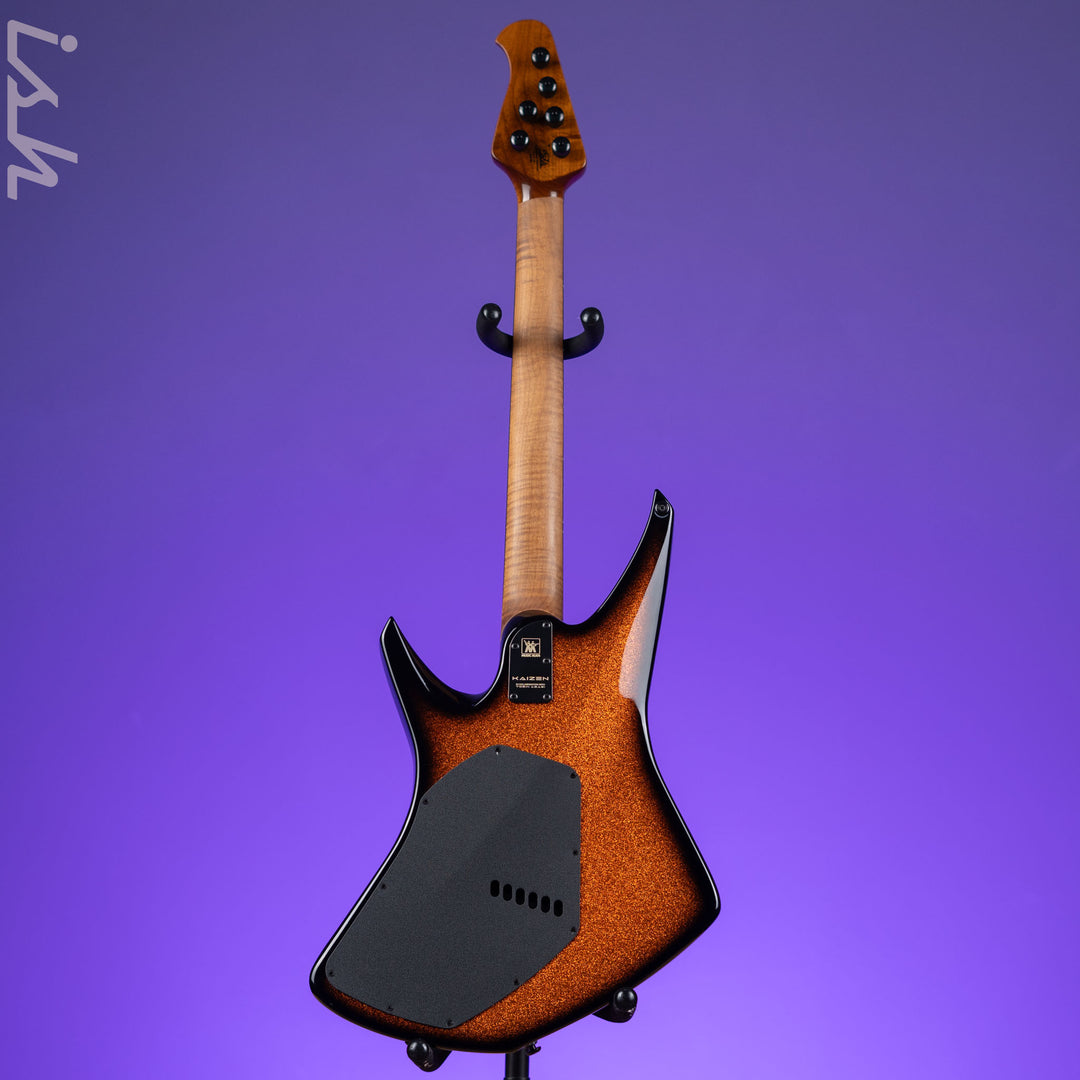 Ernie Ball Music Man Kaizen 6 Electric Guitar Ember Burst Metal Flake Demo