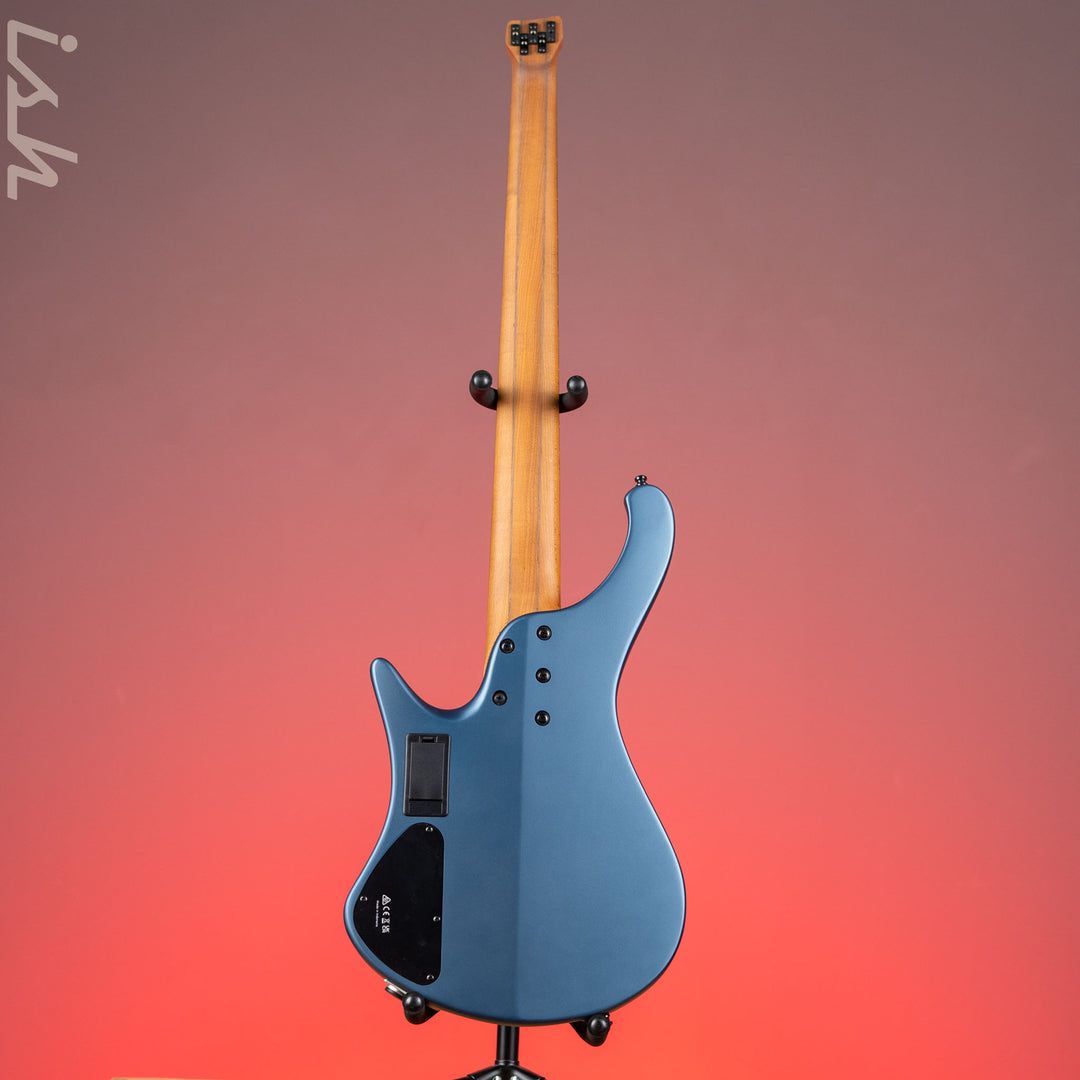 Ibanez EHB1005F Standard 5-String Fretless Multi-Scale Bass Arctic Ocean Matte Demo