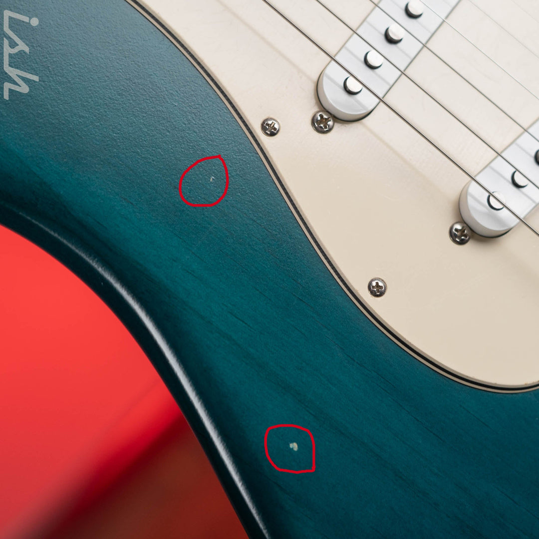 2002 Fender Highway One Stratocaster Transparent Satin Blue