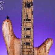 Spector USA NS-2 4-String Bass Natural Spalted Maple Charcoal Block