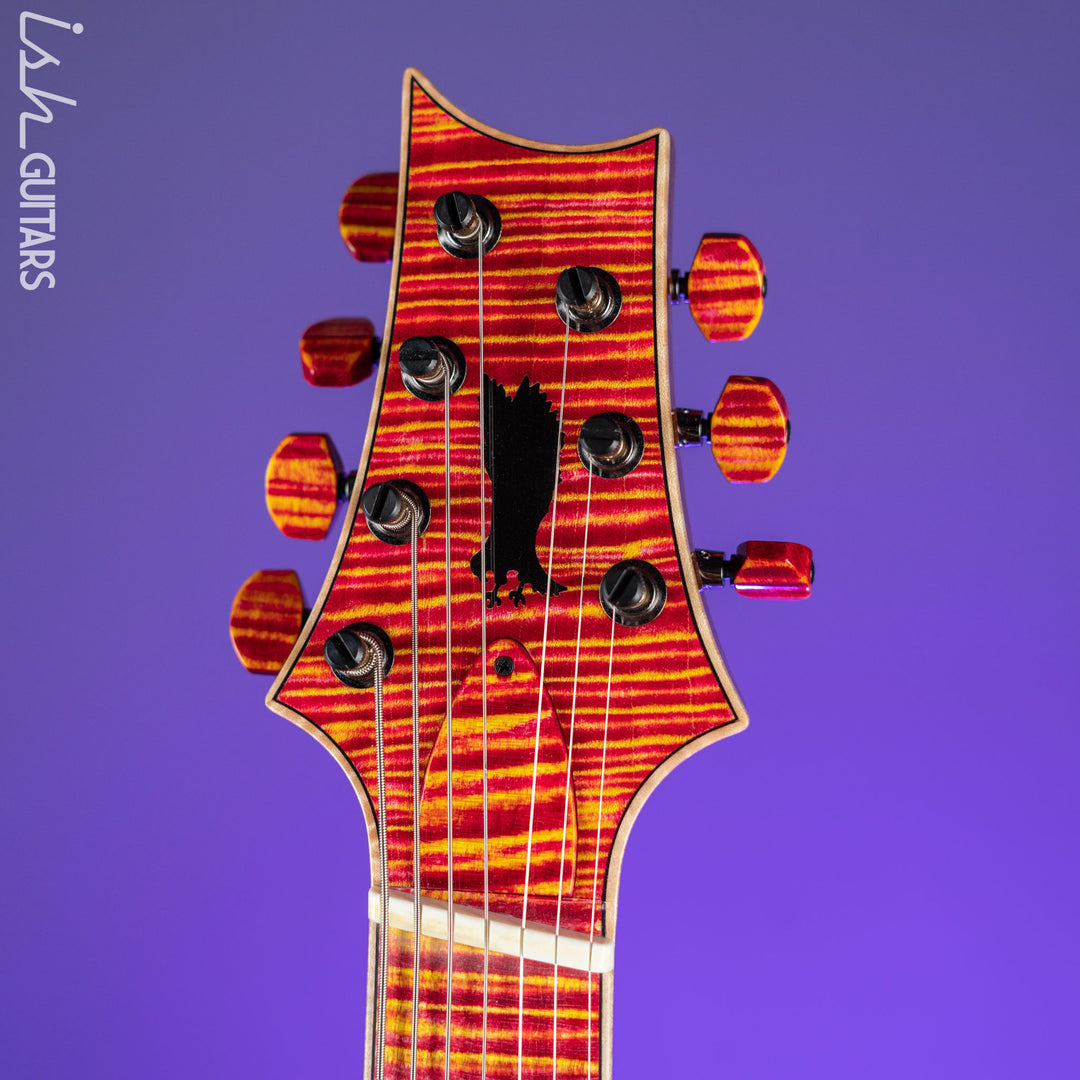PRS Private Stock Singlecut 7-String Multi-Scale Raspberry Lemon Stripe